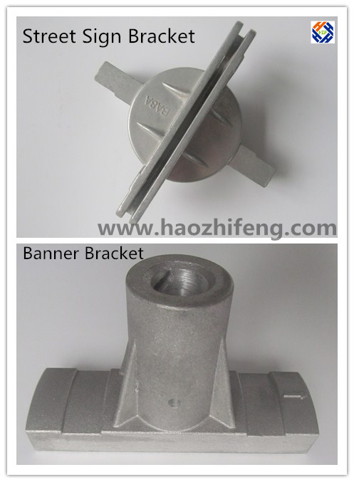 Customized Sand Casting T Parts Connector for Banner Bracket