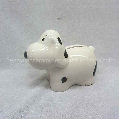 Ceramic Spotty Dog Cion Bank, Money Bank