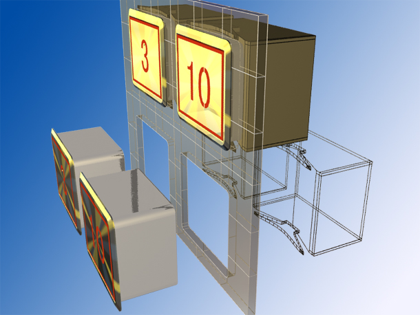 Illuminated Elevator Button for Car Operation Panel (SN-PB112)