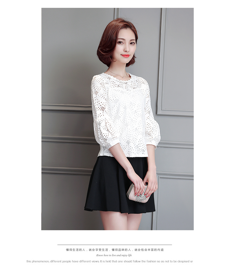 Elegant Summer Fashion Ladies' Lace Blouse