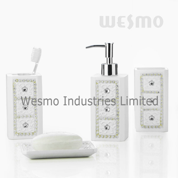 Polyresin Bathroom/Bath Accessory Set (WBP0806A)