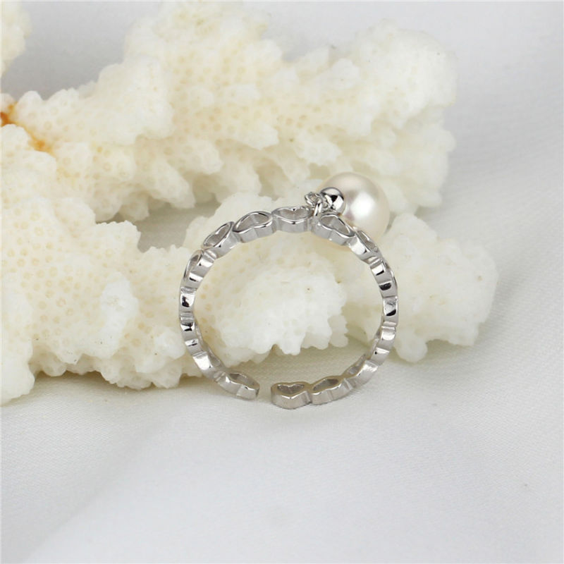 Sterling Silver Top Sales Freshwater Pearl Ring