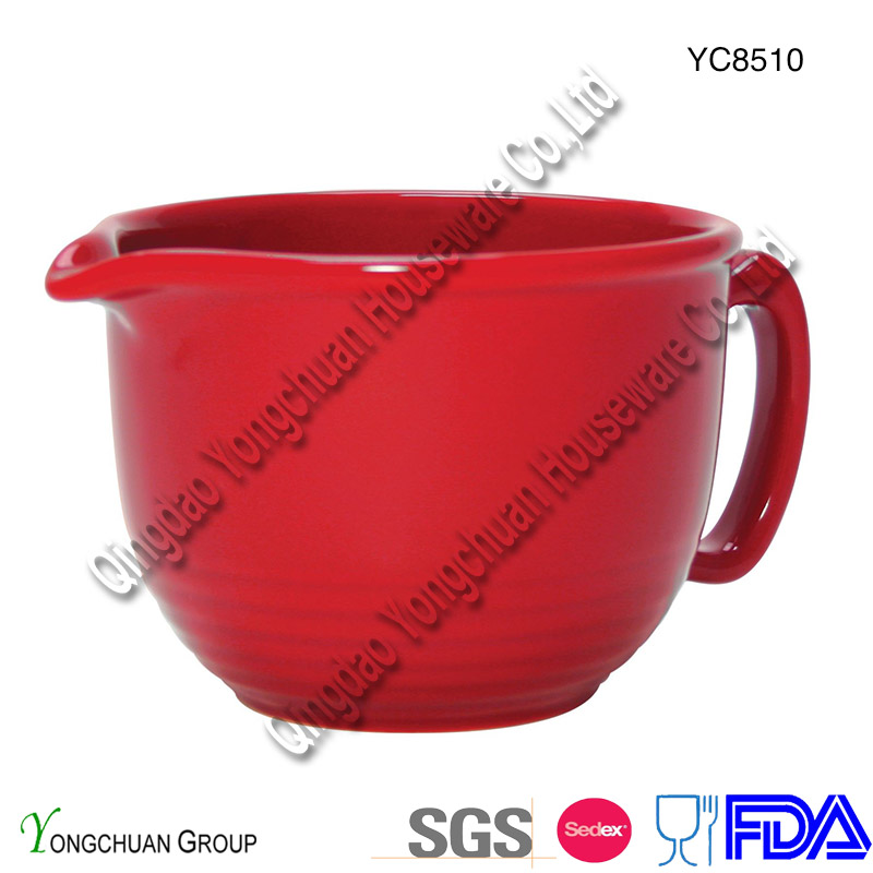 Large Soup Mug Two Tone Color