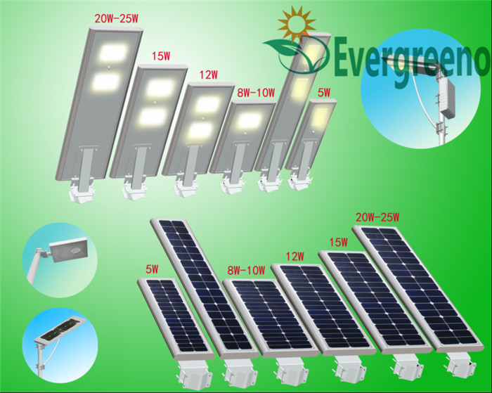 20W Lithium Battery Solar Street Lighting