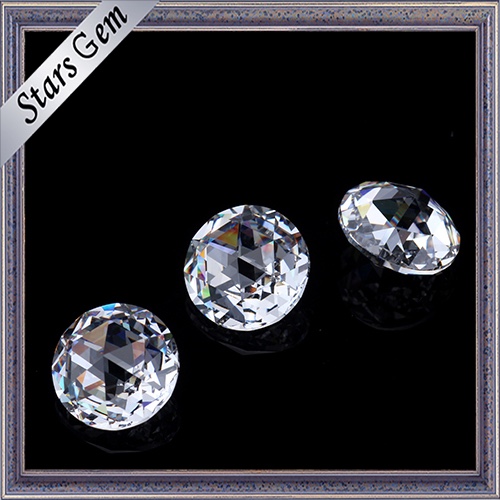 Wholesale Cheap Price 3mm Round Rose Cut Cubic Zirconia Stones