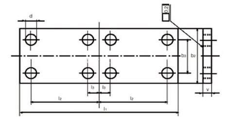 Elevator Fishplate for Guide Rail (OS22)