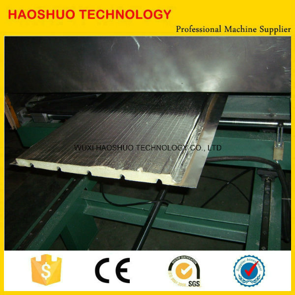 Ecconomic PU Sandwich Panel Line with Rubber Belt Conveyor