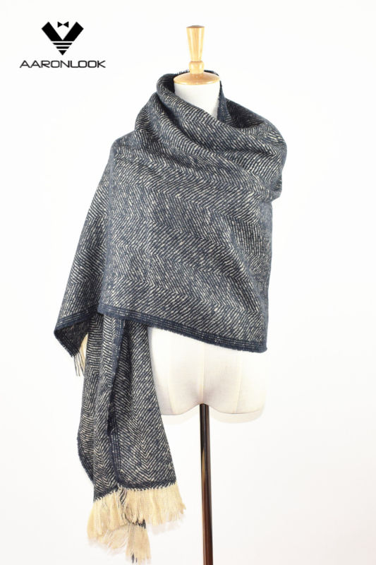 Lady's Fashion Winter Checked Shawl Wrap