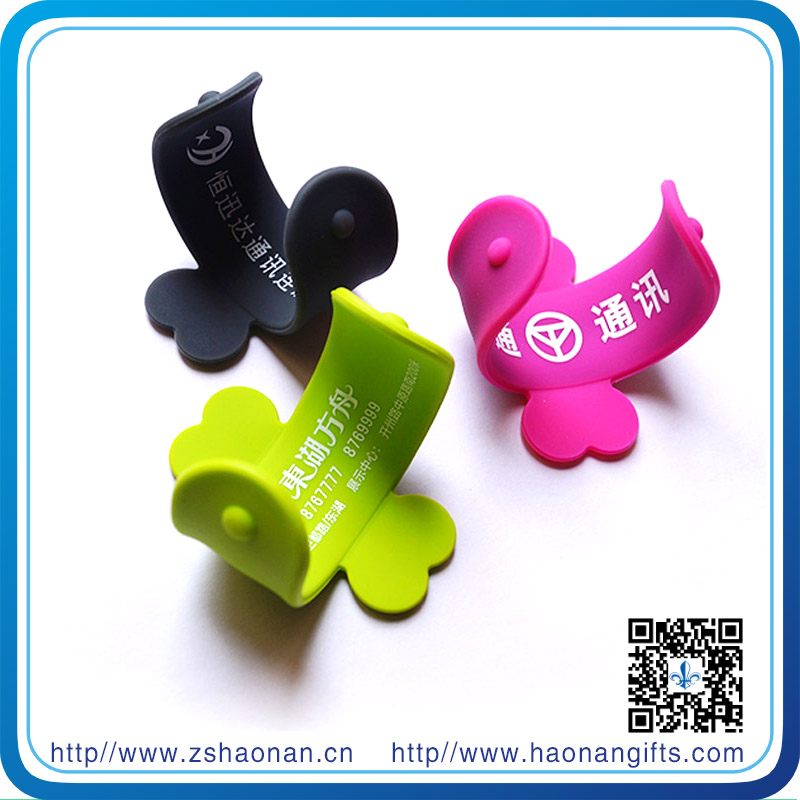 Wholesale Silicone Mobile Phone Slap Touch U Stand/Holder