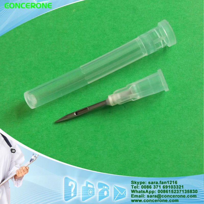 20cc Disposable Drug Dissolving Syringe with Side Hole Needle