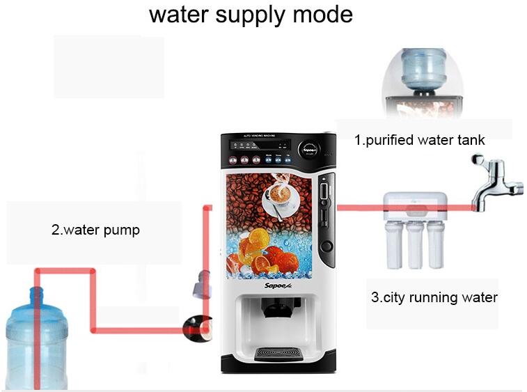 Hot & Cold Automatic Coffee Machine for Family Commercial Sc-8703bc3h3