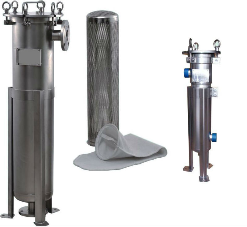 Stainless Steel Industrial PP Bag Filter Houising