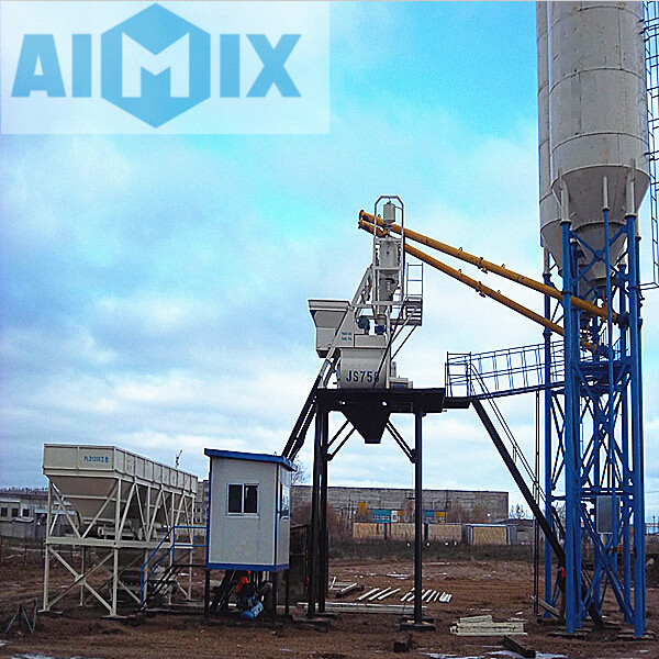 Hzs35 Modular Mini Concrete Mixing Plant for South America