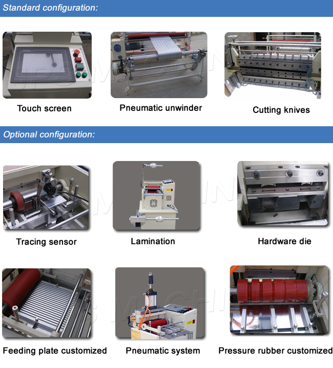 Jps-1250b Automatic Label Paper Roll to Sheet Cutting Machine