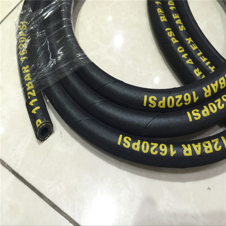 Fibre Braided Rubber Hydraulic Hose SAE 100r6 Manufactre