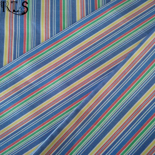 Cotton Stripe Poplin Woven Yarn Dyed Fabric for Garments Shirt/Dress Rls60-14po