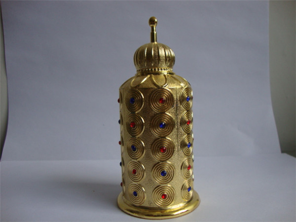 30ml Metal Perfume Bottle with Gold Metal Cap (MPB-13)