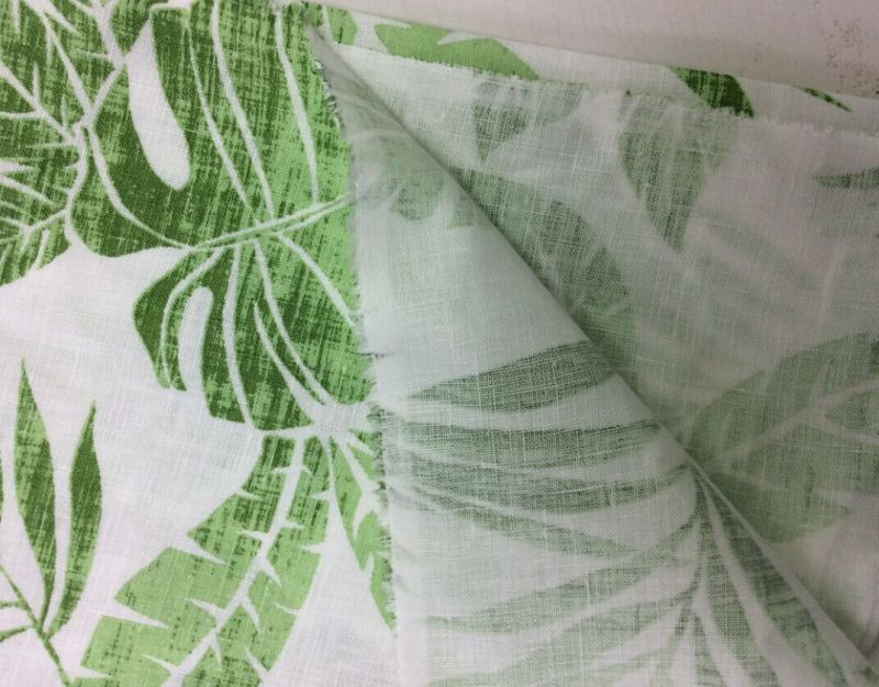 100%Linen Printed Garment Fabric, Home Textiles Fabric