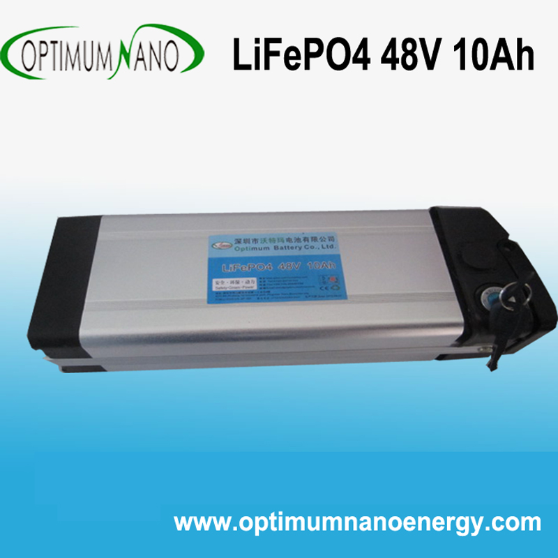 48V 10ah 12ah Lithium LiFePO4 Battery for E-Bike Escooter