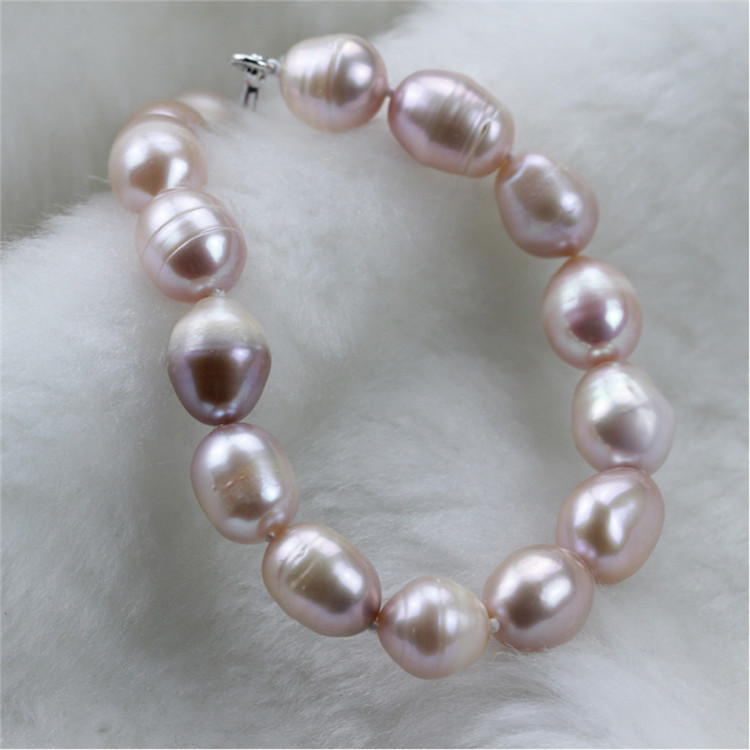 Snh Real Freshwater Gold Plated Pearl Jewelry Set