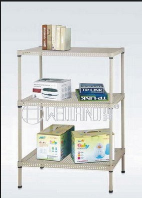 4 Tiers Adjustable Powder Coating Perforated Metal Storage Rack (CJ-B1218)