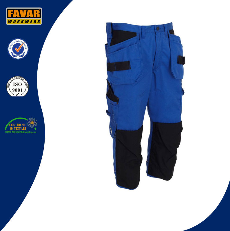 Polyester Cotton Twill Durable Reflective High Vis Work Pants