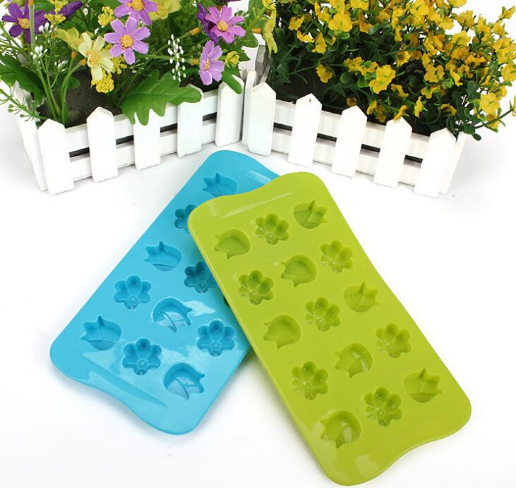 2 Kinds of Flower Shape Food-Grade Silicone Cake Mold