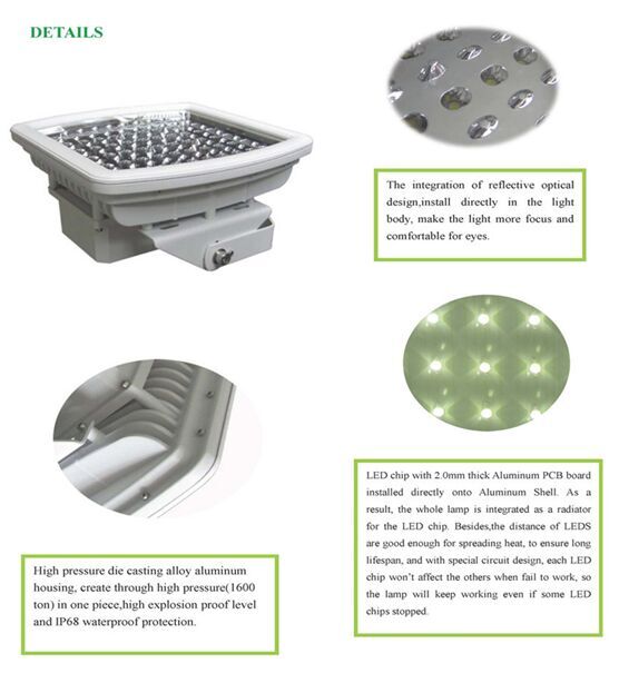 185W LED Explosion-Proof Light with Atex/UL/TUV/CE/RoHS