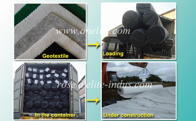 Nonwoven Stape Fiber Polypropylene Geogtextile for Civil Engineering