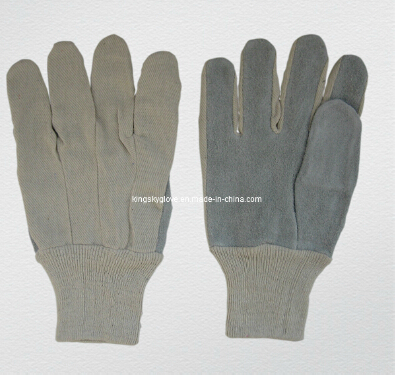 Cotton Vinyl Palm Garden Gloves (3055)