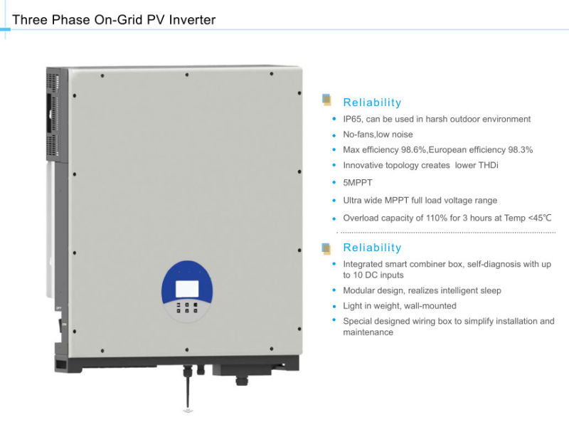 60kw Grid-on Solar Inverter