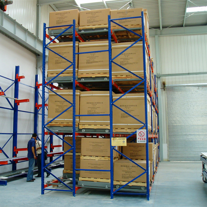 Push Back Racking for Three Pallet Deep