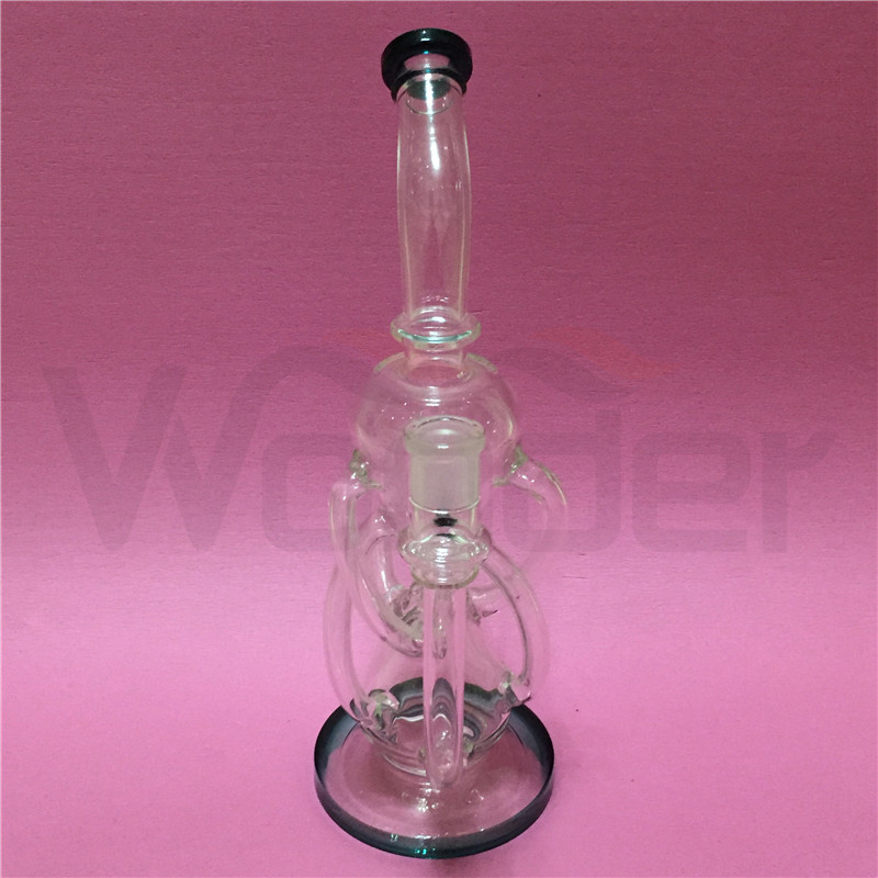 Glass Smoking Water Pipe with Wonder Brand