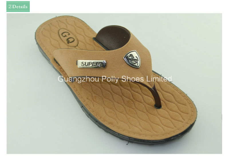 Hot Selling Cheap Leather Man Flip Flop