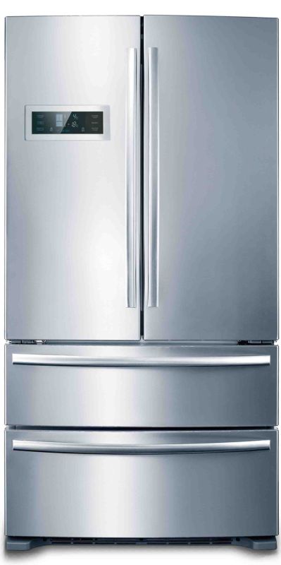 No Frost French Door Side by Side Refrigerator with Icemaker