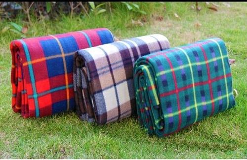 People Camping Oxford Cloth Slip Cushion Picnic Mat