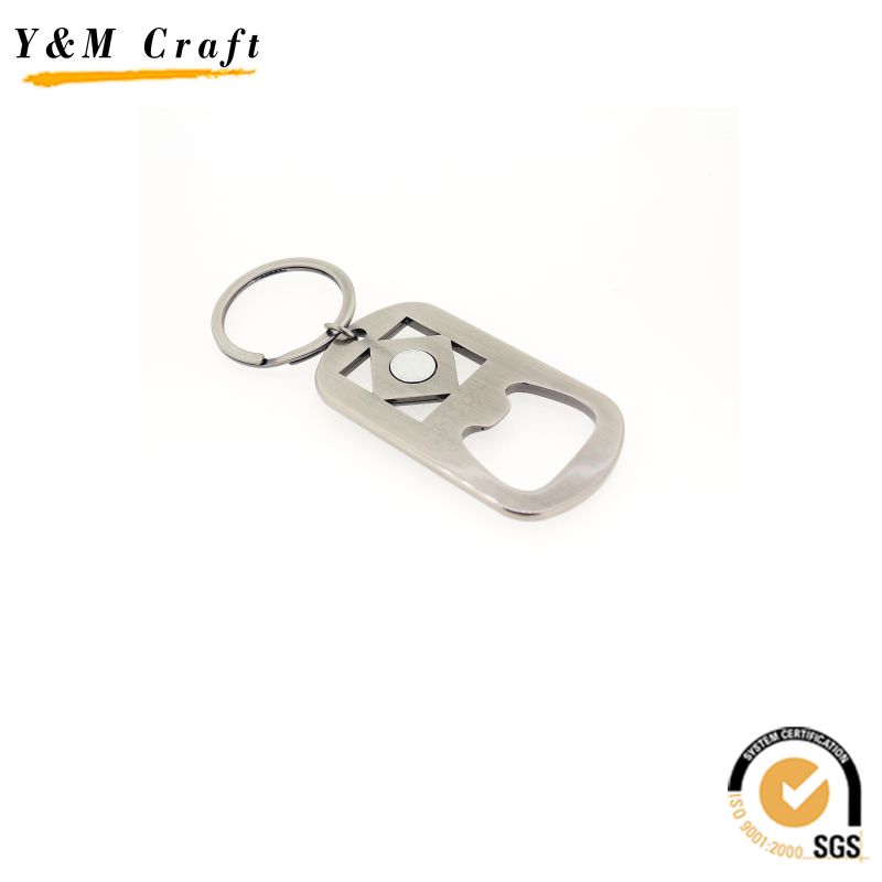 Custom Blank Metal Sublimation Keychain Beer Bottle Opener