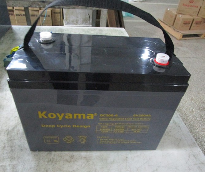 6V 200ah Marine Battery Deep Cycle AGM Boat Battery