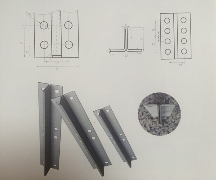 Rj-Gr Fishplate for Hollow Guide Rail Elevator Parts