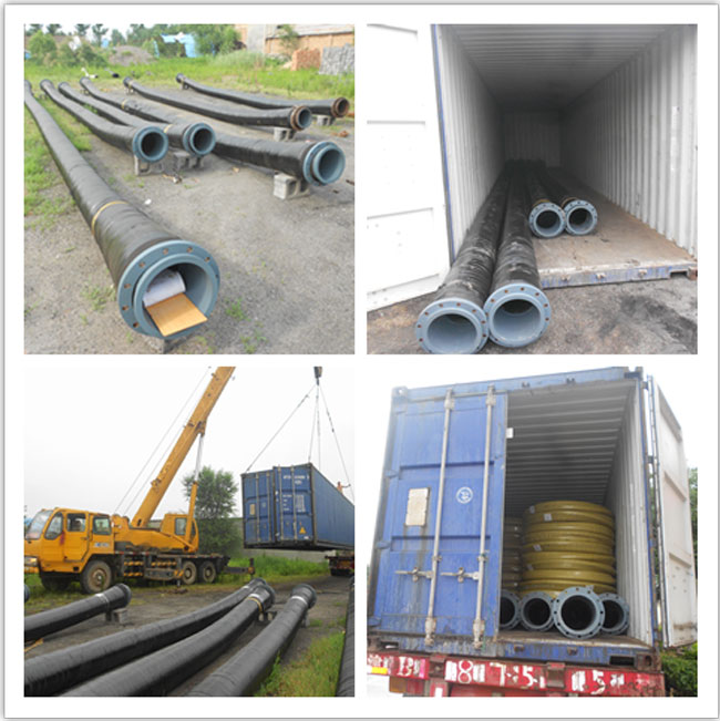 Rubber HDPE Dredging Suction Pipe Hose for Sand/Mud/Water Transportation