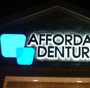 Backlit Shop Sign