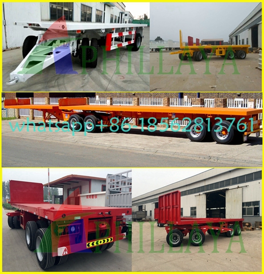 360 Degree Rotatable Wind Turbine Blade Transport Semi Trailer for Wind Generator