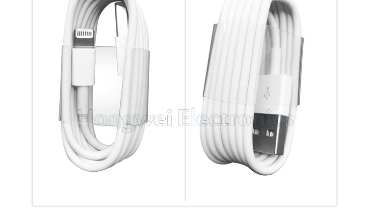 Genuine Looks White TPE Lightning USB Cable Comes with Retail Box