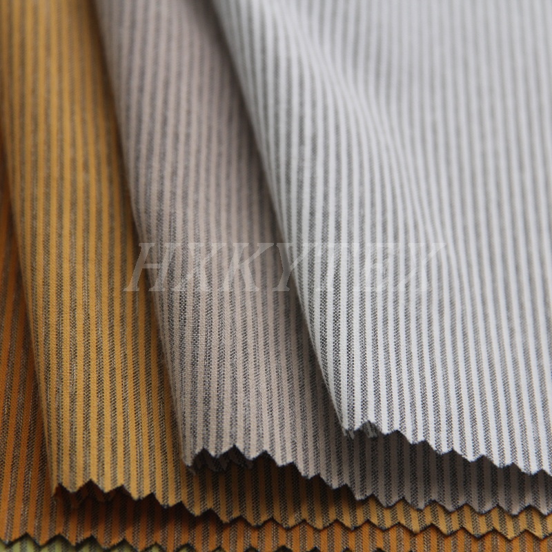 Polyester and Cotton Fabric with Stripe Pattern for Shirt