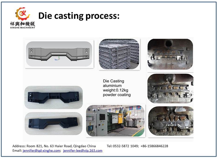 Zinc Die Casting Zamak Die Casting Foundry with Clear Anodize Finish