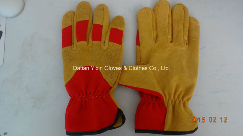 Cow Leather Glove-Working Glove-Industrial Glove-Cheap Glove-Gloves