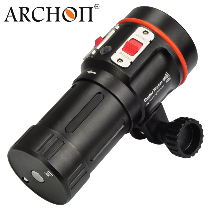 Archon Magnetic Switch 5200 Lumens Multifunction Spot Light / Flood Light LED Diving Torches