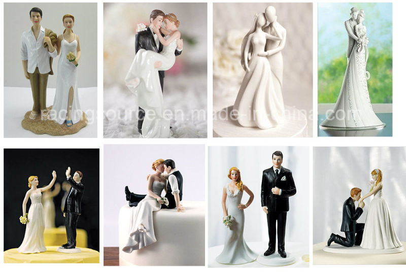 High Quality Lillian Rose Caucasian Tender Moment Figurine for Wedding Cake Decoration