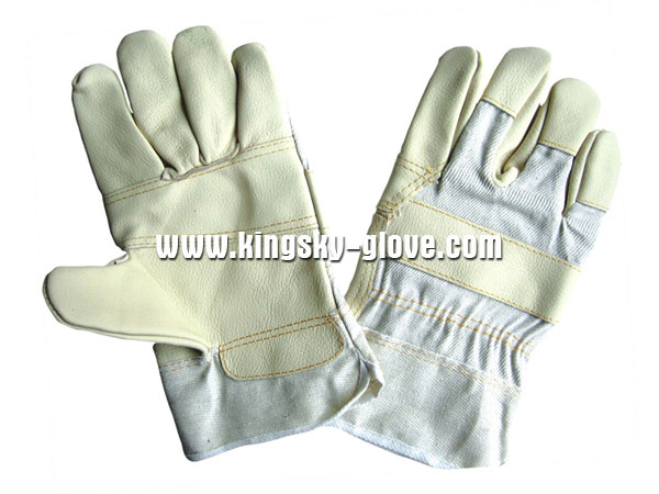 Patched Palm Furniture Leather Glove-4020