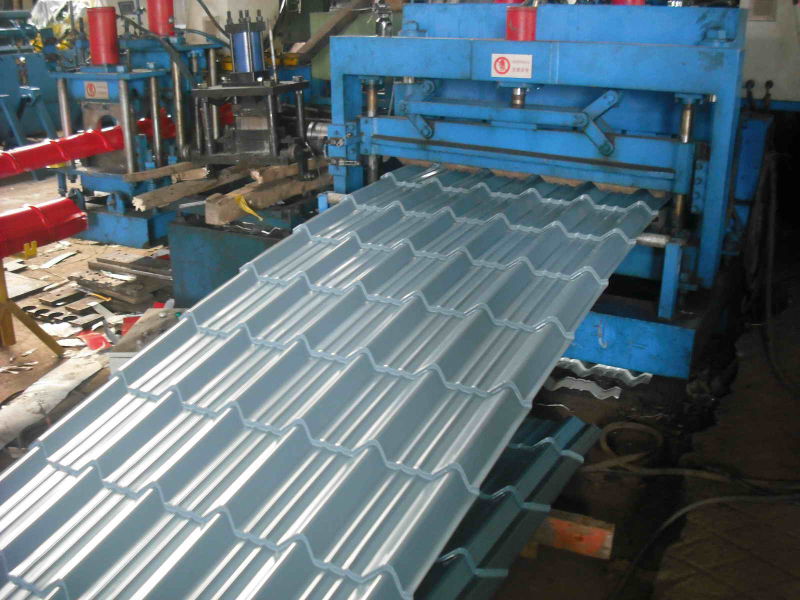 Construction Building Raw Material, Color Zinc Corrugated Metal Roofing Sheet